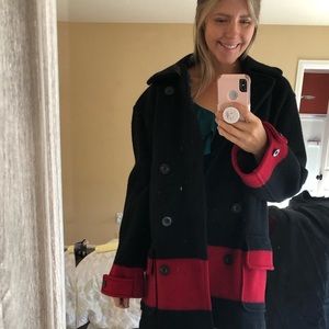 VINTAGE Polo by Ralph Lauren Merino Wool Pea Coat